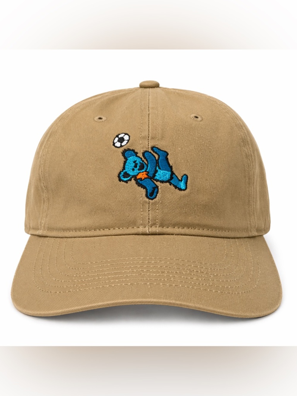 Talisman & Co Grateful Dead Bear Soccer Khaki Tan hat